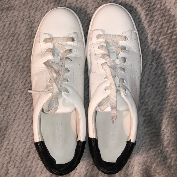 Vince Leather Sneakers - Picture 2 of 7